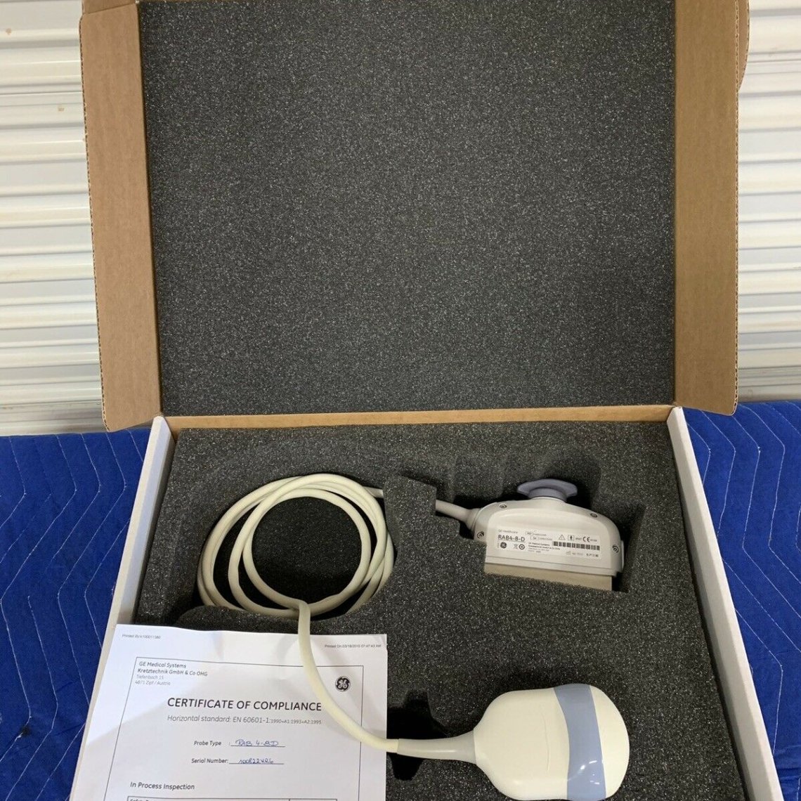 GE RAB4-8-D Curved Array Probe | KANAWHA MEDICAL SUPPLY INC