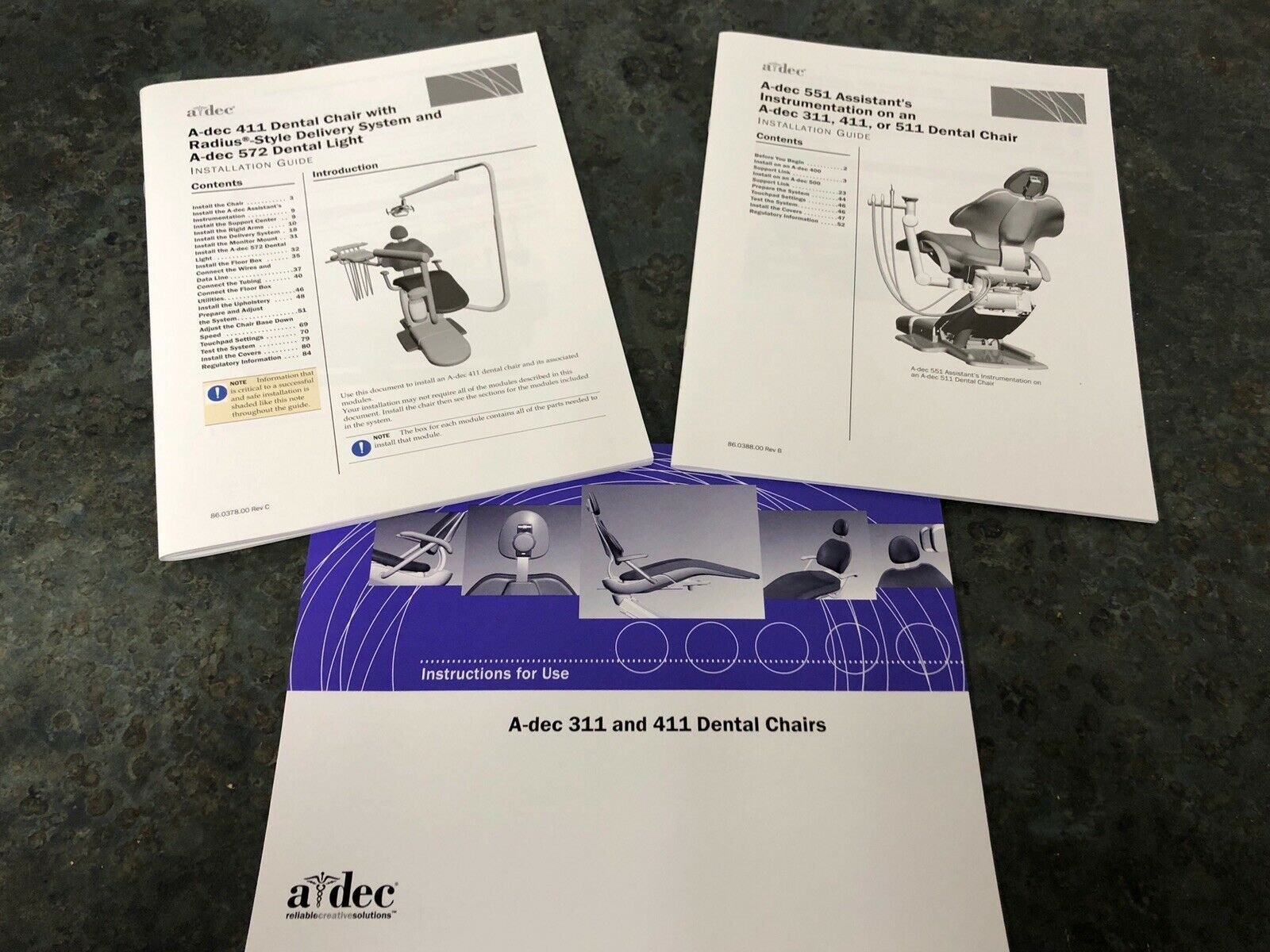 Adec dental 311 - KANAWHA MEDICAL SUPPLY INC