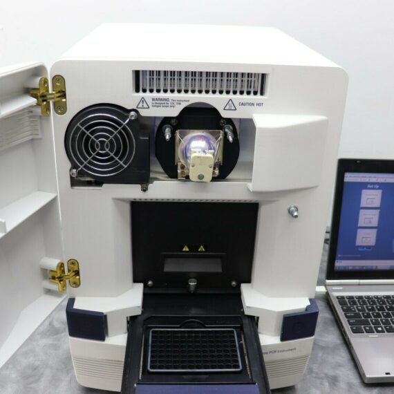 Includes - (1) ABI Biosystems 7300 Real-Time PCR System main unit - (1) Laptop computer with SDS 1.4 software - USB and power cable