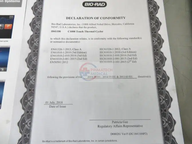 Biorad CFX96 Real-Time PCR Thermal Cycler 17